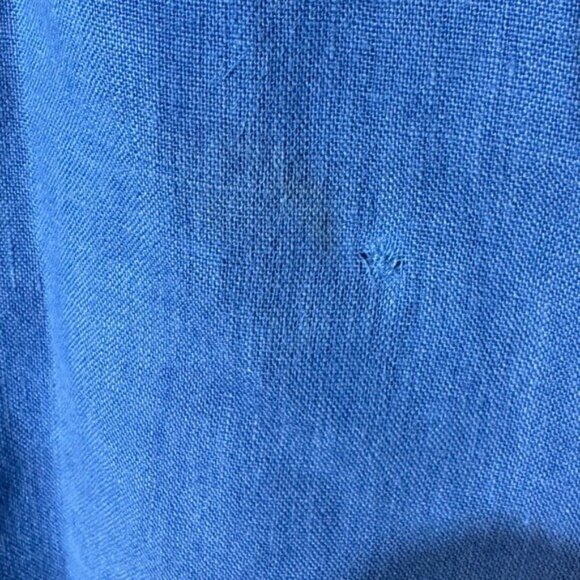 Terzo Millennio Linen Dress Small Made in Italy Beachy Lagenlook Coastal Lagom - Picture 8 of 8